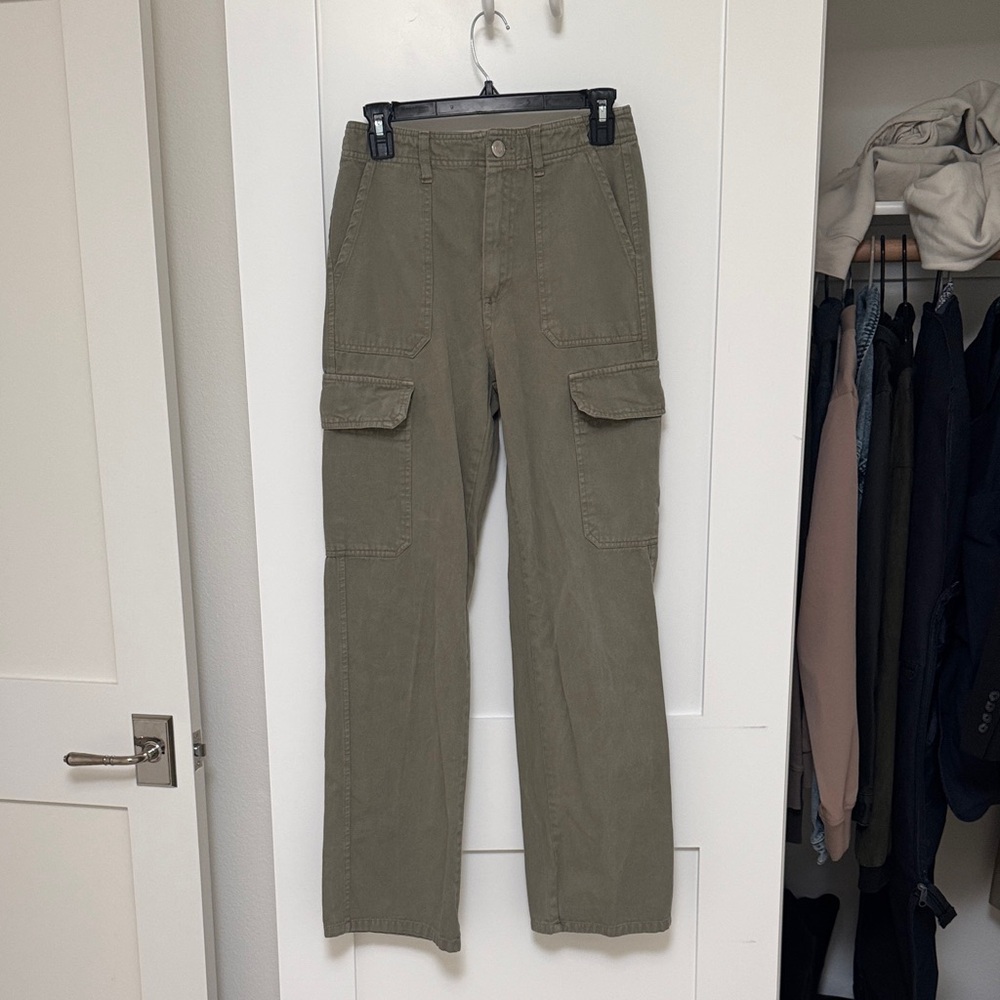 Zara olive green cargo pants